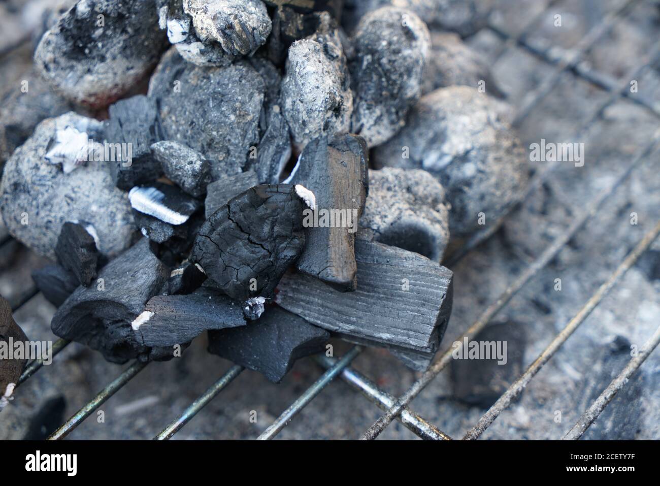 Wood coals for a grill hi-res stock photography and images - Alamy