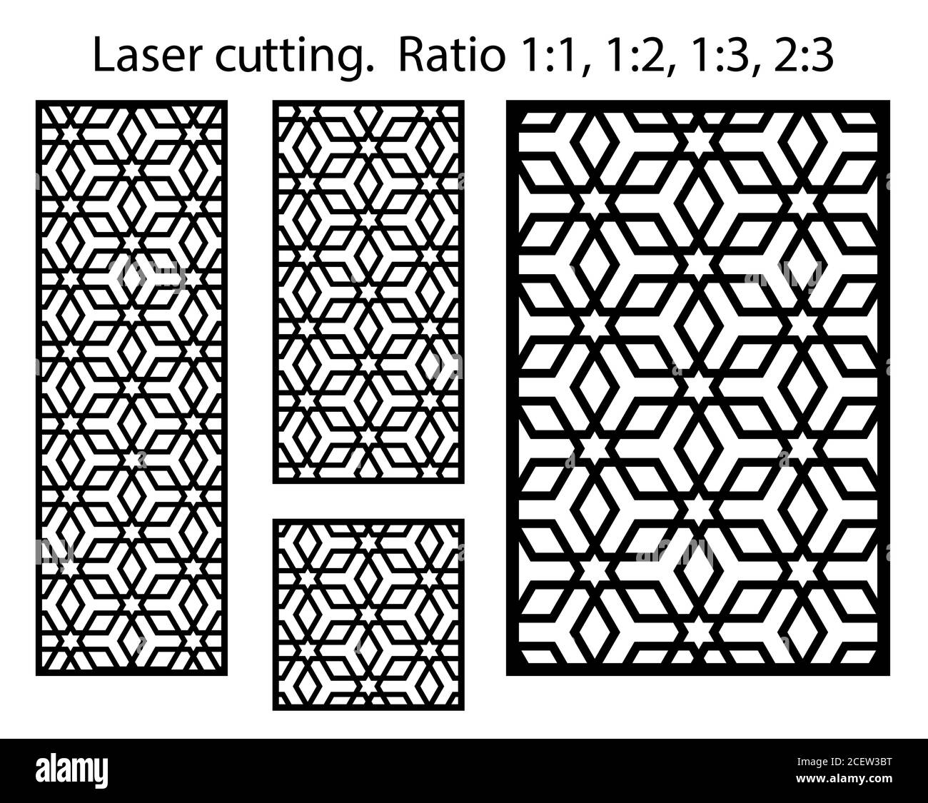 Laser cutting vector panel template. Cnc decor pattern, jali design,  interior partition. Islamic,arabic laser cutting pattern Stock Vector Image  & Art - Alamy