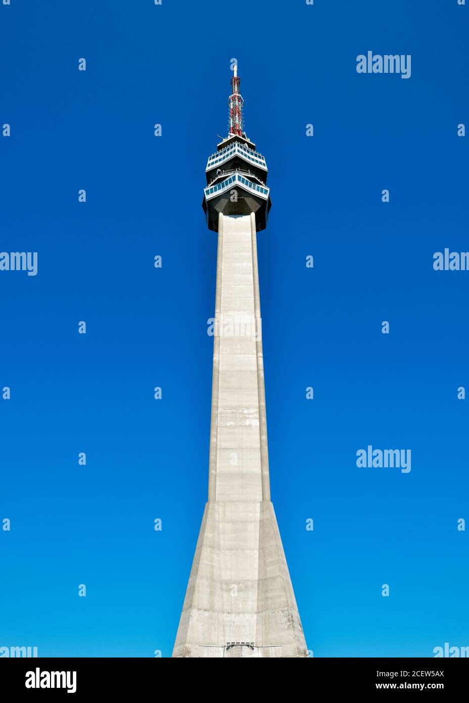 Avala Tower, Belgrade, Serbia Stock Photo