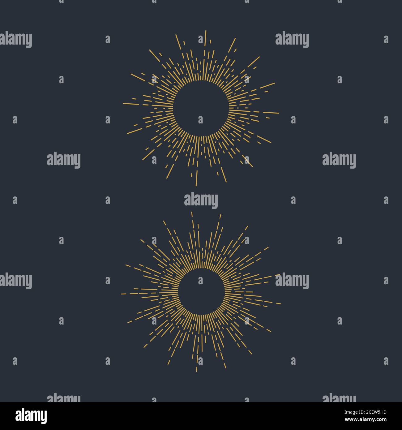 sunburst icon vector illustration design template Stock Vector