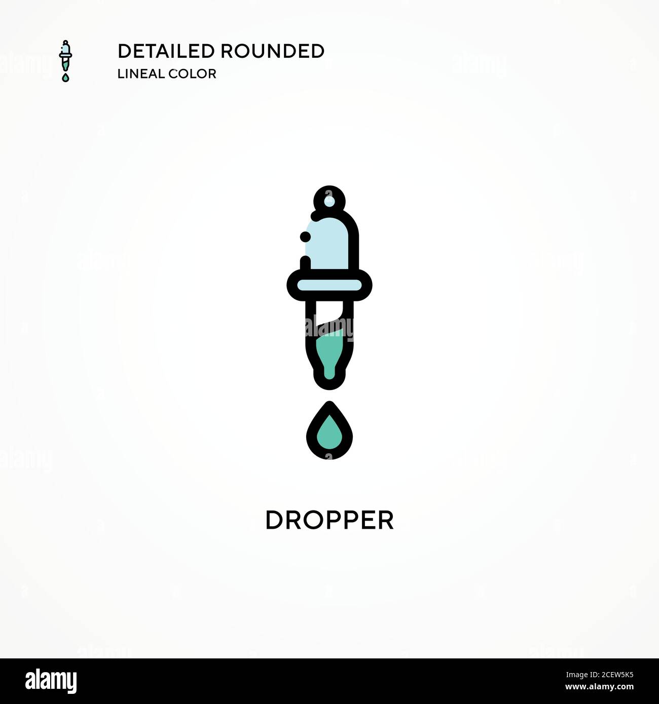 Dropper vector icon. Modern vector illustration concepts. Easy to edit ...