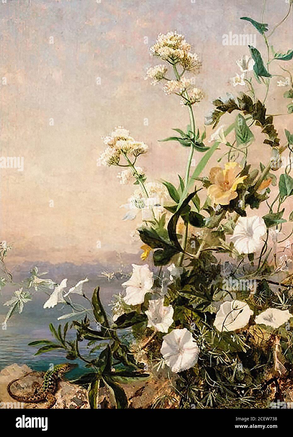 Anderson Sophie - Still Life of Flowers Capri 2 - British School - 19th  Century Stock Photo