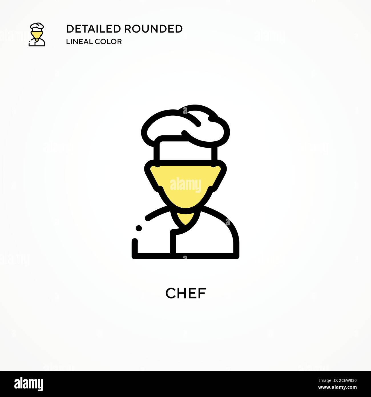 Chef vector icon. Modern vector illustration concepts. Easy to edit and ...