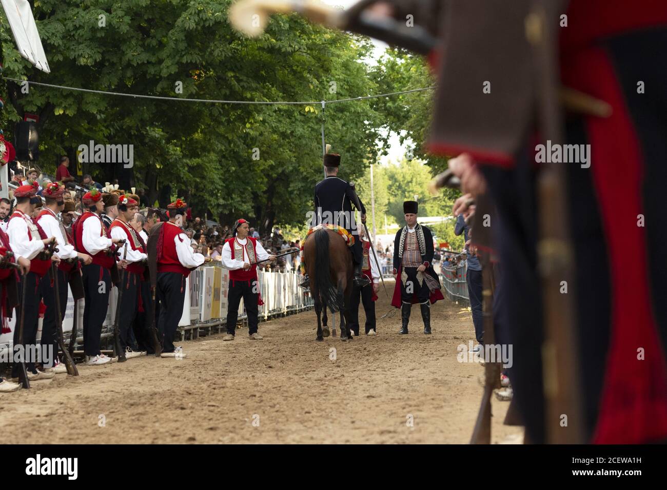 Alka alkar Sinj Croatia Horse festival Europe Stock Photo