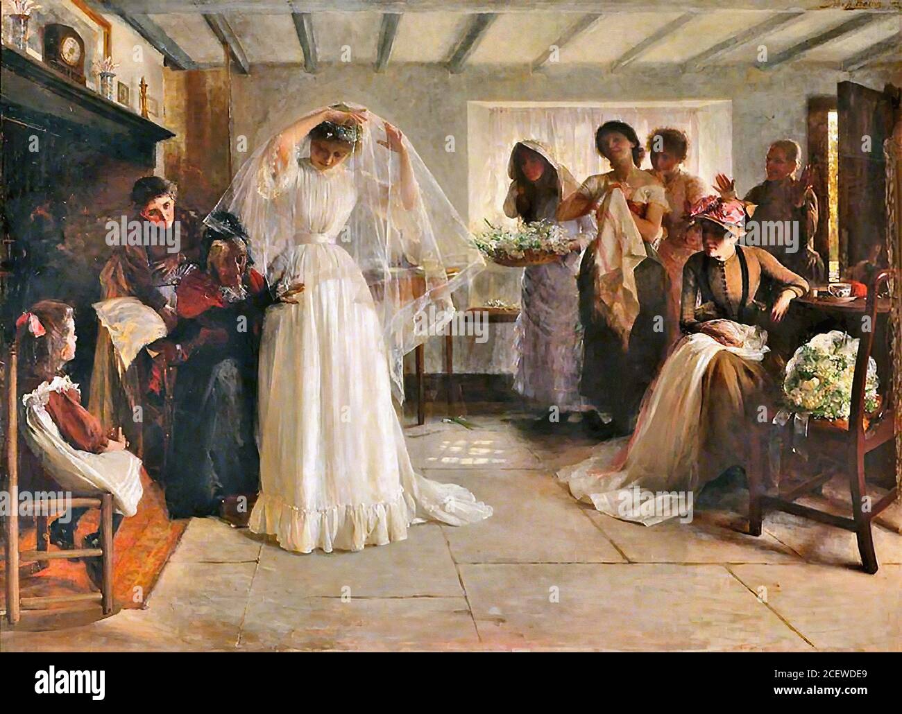 The wedding morning painting hi-res stock photography and images - Alamy, image size:1300x1030