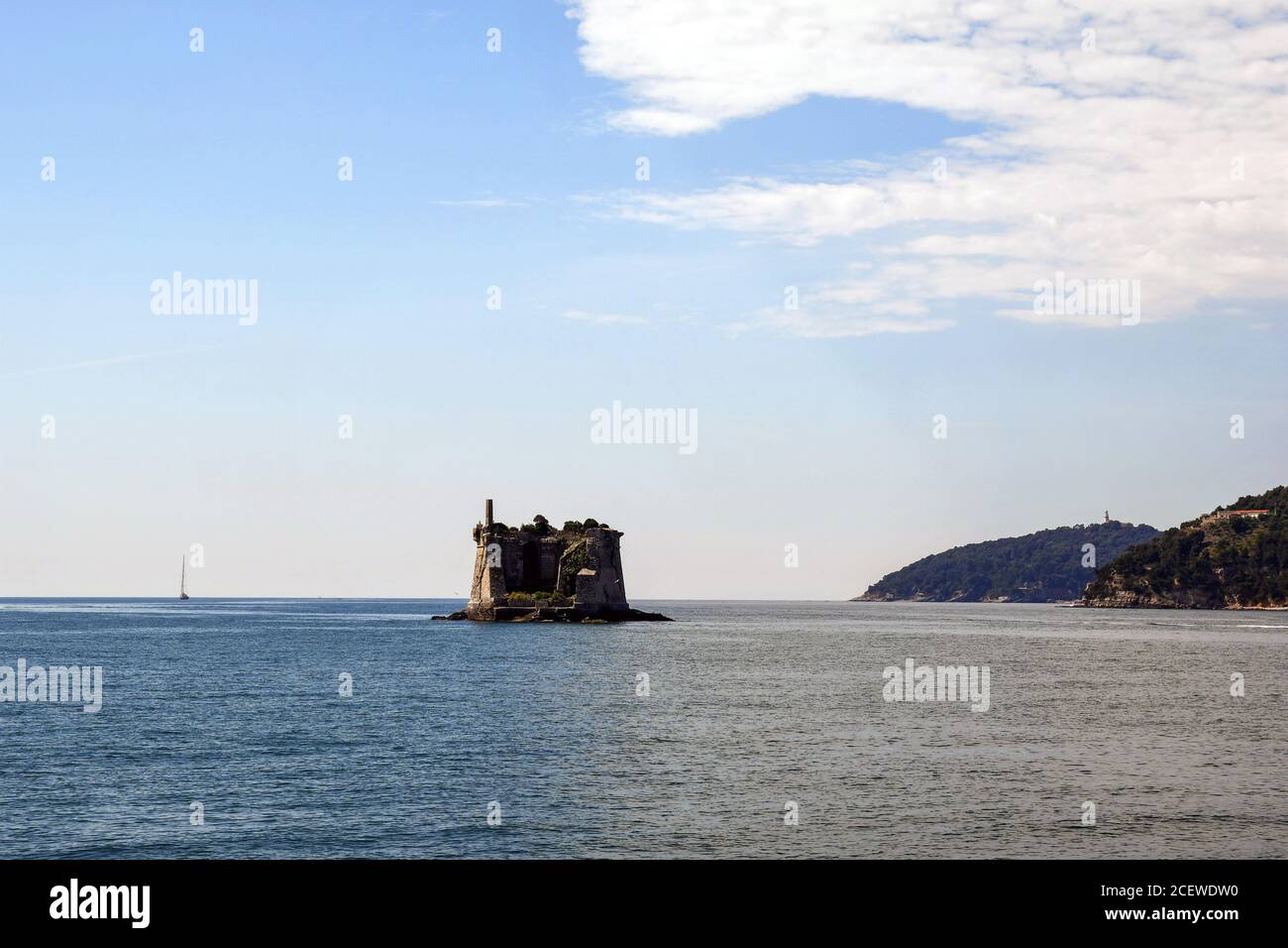 The Scola Tower Or Tower Of St John The Baptist An Old Fortress 17th Century Built On A Rock Surrounded By The Sea Porto Venere La Spezia Italy Stock Photo Alamy The Scola Tower Or Tower Of St John The Baptist An Old Fortress 17th Century Built On A Rock Surrounded By The Sea Porto Venere La Spezia Italy Stock Photo Alamy