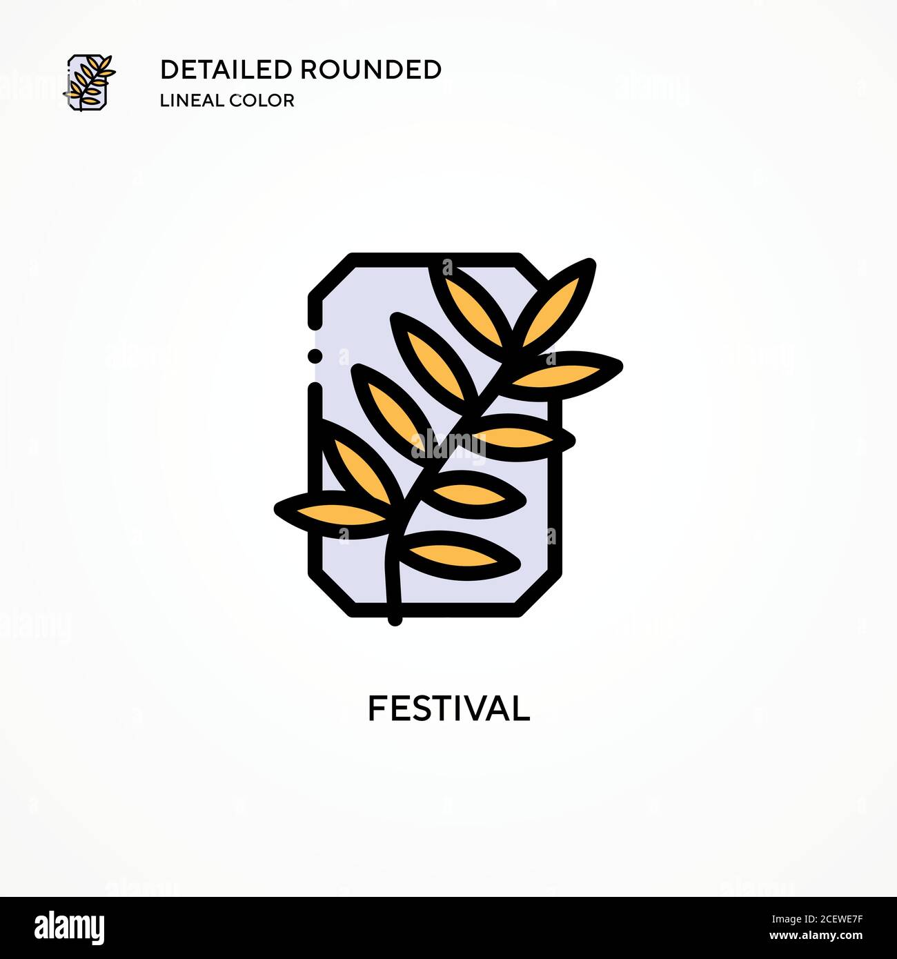Festival vector icon. Modern vector illustration concepts. Easy to edit ...