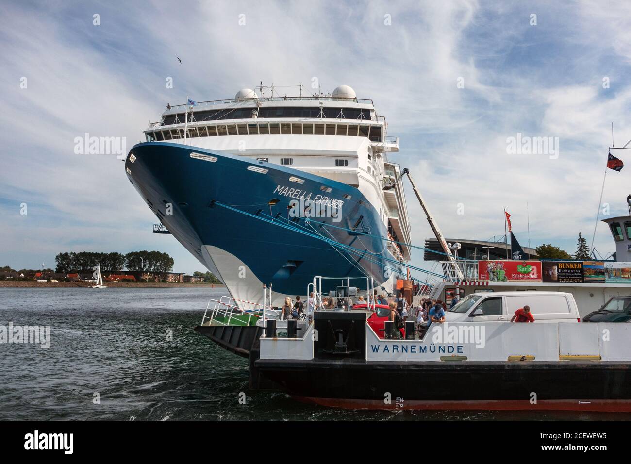 Marella Explorer Cruise Ship warnemunde port Stock Photo - Alamy