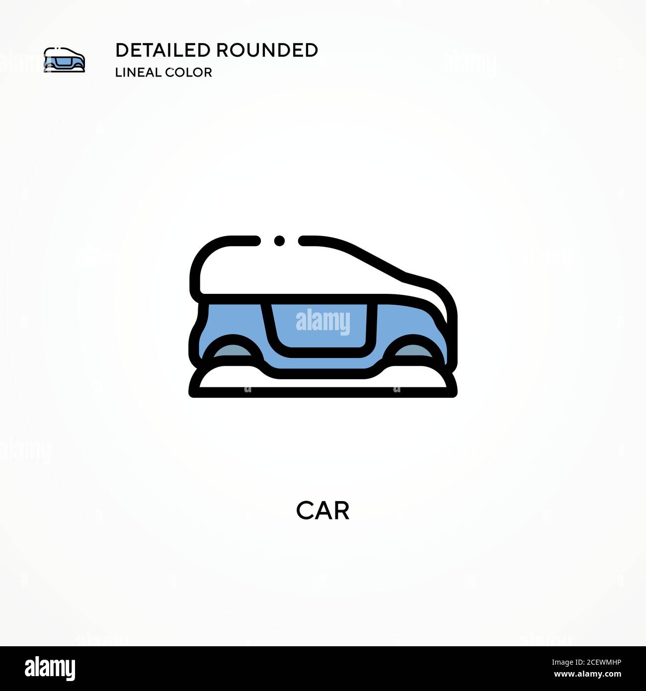 Car vector icon. Modern vector illustration concepts. Easy to edit and ...