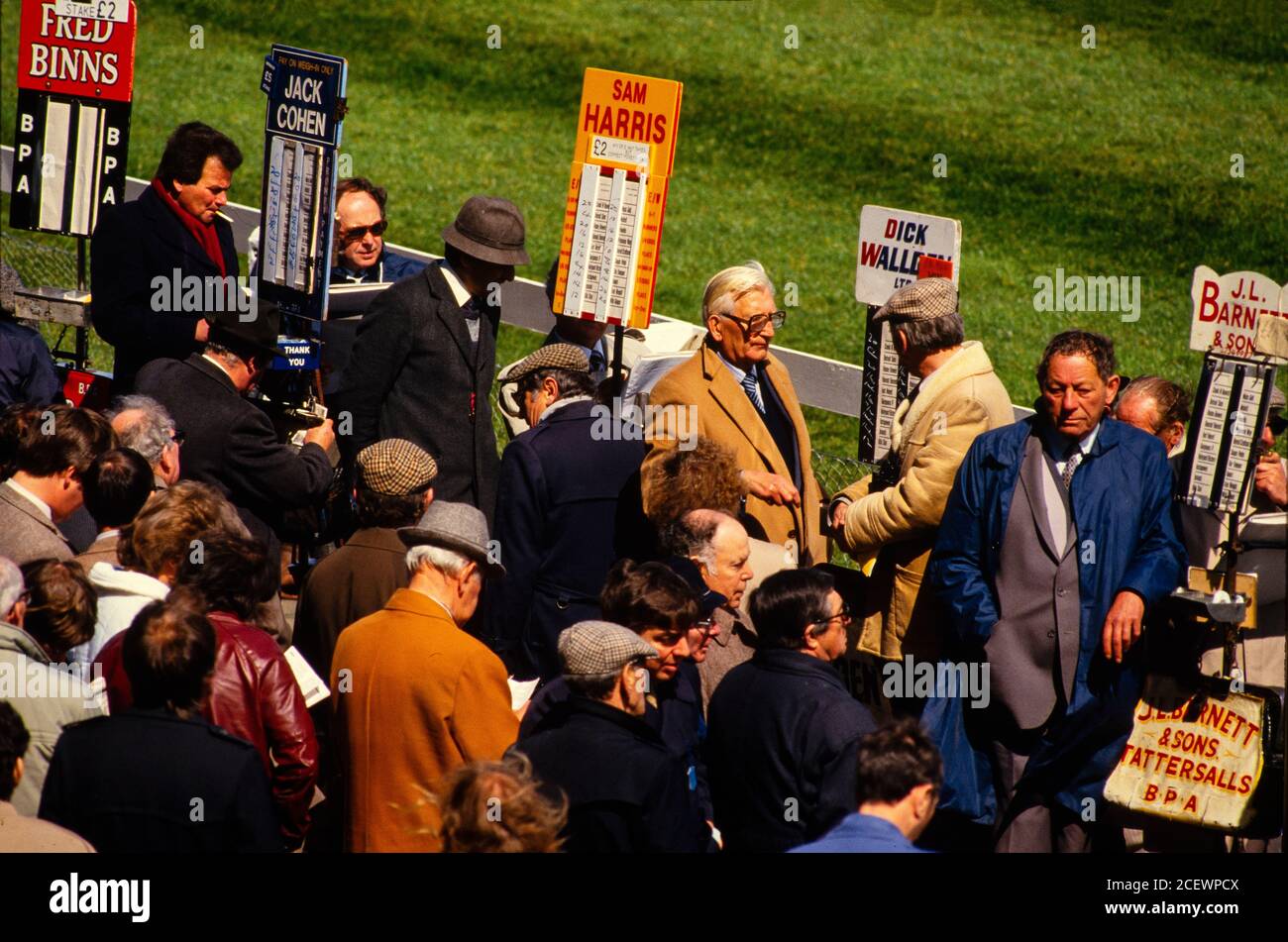 Brighton Races Sussex England Second April Meeting 28 April 1986