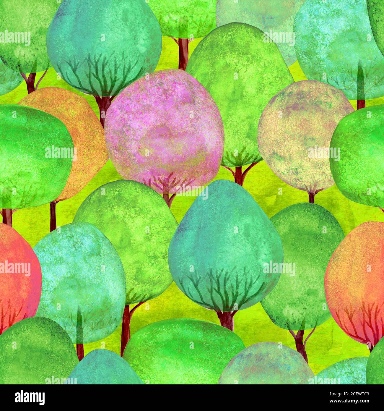 Seamless Pattern Of Watercolor Colorful Trees On Green Grass Background Watercolour Hand Drawn Template Texture Illustration Print For Textile Fabr Stock Photo Alamy Seamless Pattern Of Watercolor Colorful Trees On Green Grass Background Watercolour Hand Drawn Template Texture Illustration Print For Textile Fabr Stock Photo Alamy