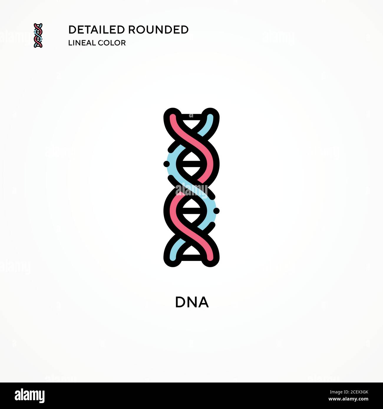 3d digital dna structure helix Cut Out Stock Images & Pictures - Alamy