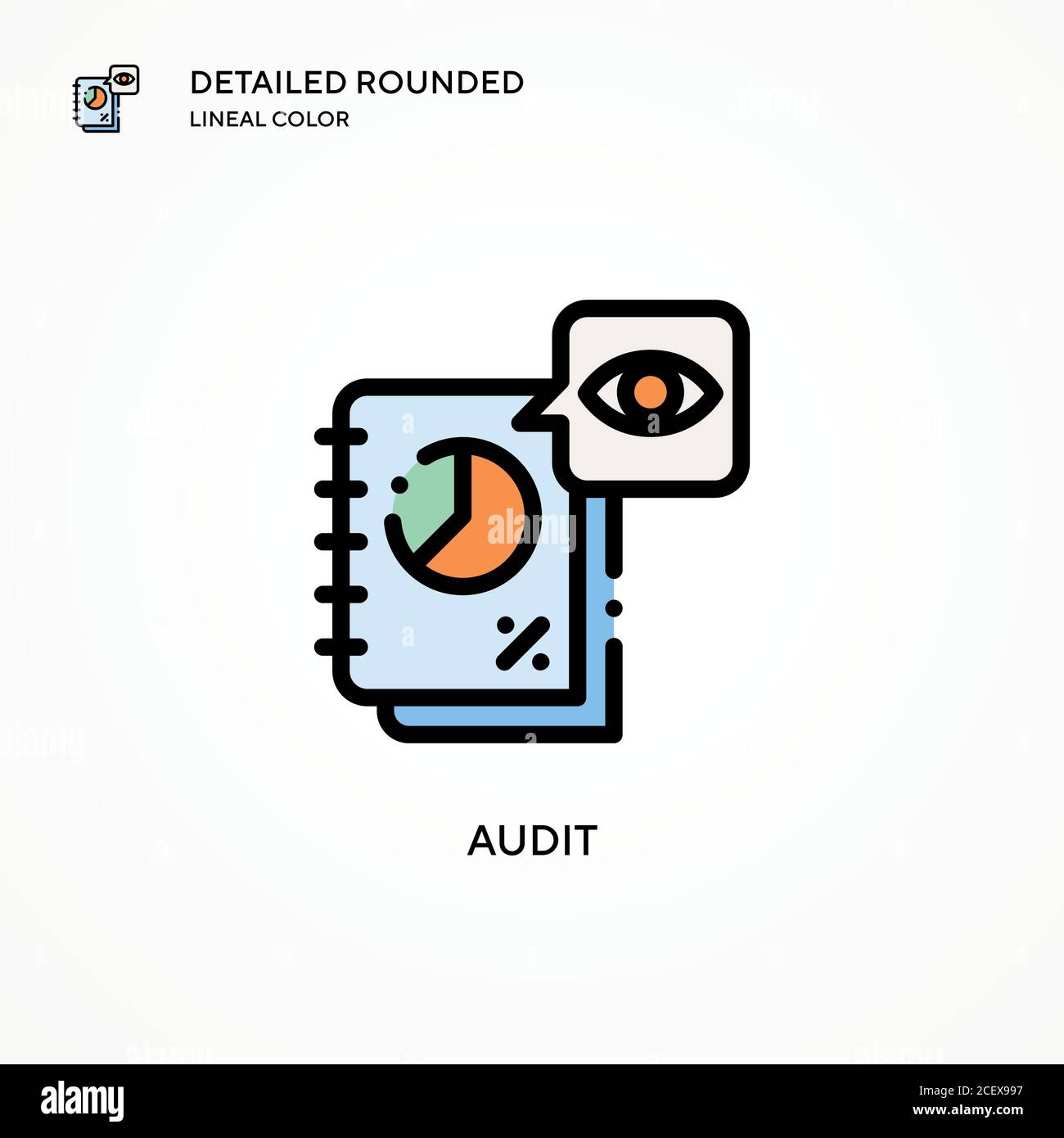 Audit vector icon. Modern vector illustration concepts. Easy to edit ...