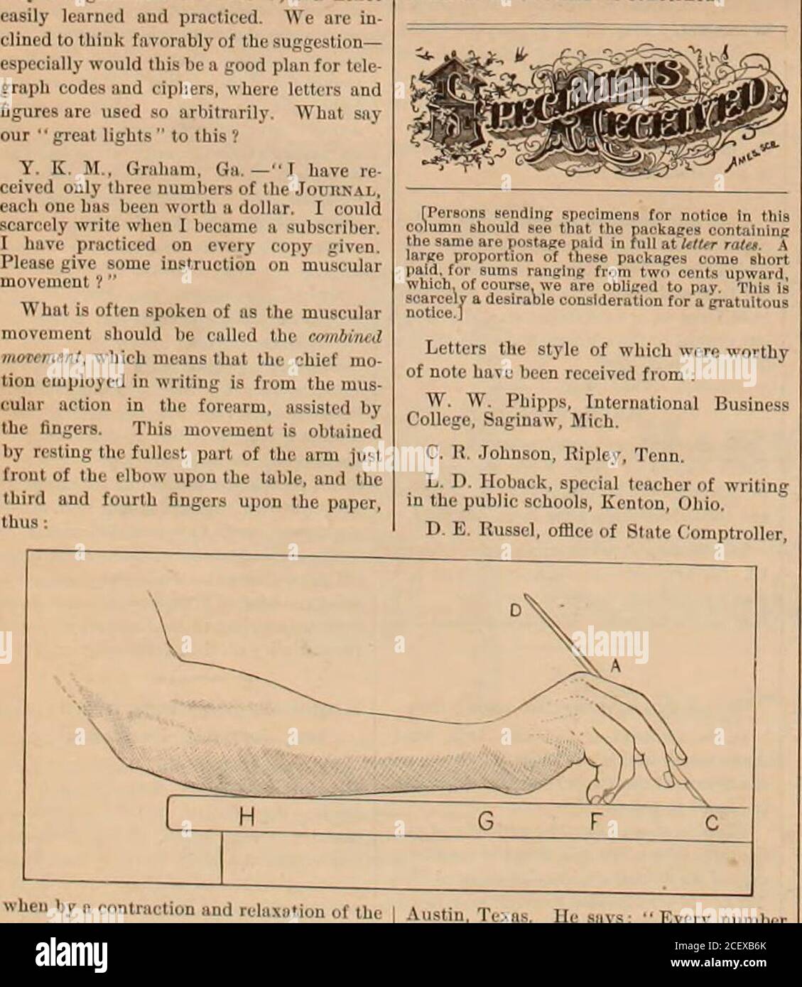 . Penman's Art Journal and Teachers' Guide. f i g m N -ll gth Albert L. Jacobson, American Wire Co.,Cleveland Ohio He y Ih bgr d d h gr mp d m h d g d B . C L Rh gW F J series of copy slips ( d ds.g New- d ter. p cti-. opay »1 a Better Investmente JomiKAL one year, andGuide to SelMnslruction in Plain andtic Penmanship free as a premium !B Guide contains sixty-four large pagesllruction. and copies for plain writhig,shing, and lettering, and is alone sold) cents (in paper covers), and $1, hand- tilled with matter intereslini* and valuableits readers. Count me a life subscriber.C. H, Ashburner, S Stock Photo