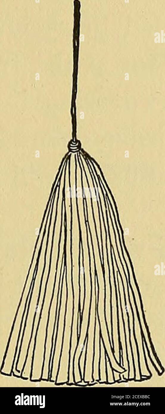 Things worth doing and how to do them. Fig. 240.—Flags for decoration.  strings, according to the size of the room. Have a generoussupply. Tie one  end of each of the flag-strings