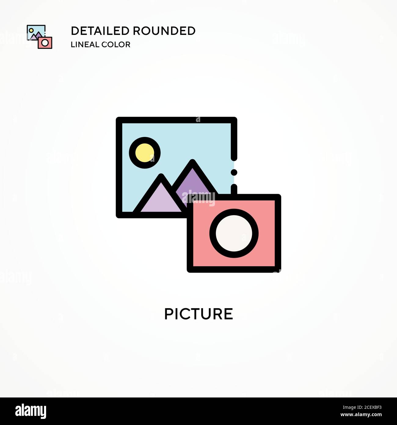 Picture vector icon. Modern vector illustration concepts. Easy to edit ...