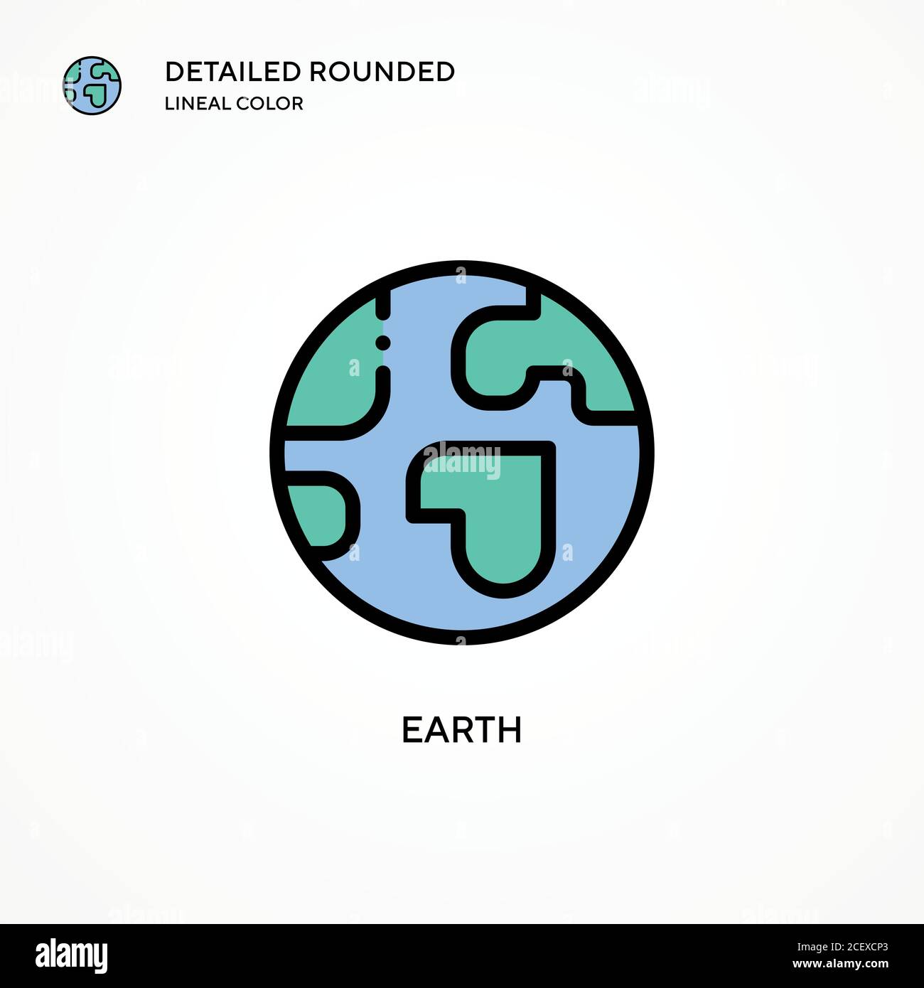 Earth vector icon. Modern vector illustration concepts. Easy to edit ...