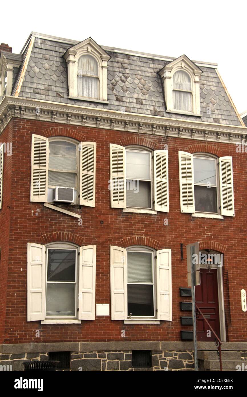 Old brick house in downtown Gettysburg, PA, USA Stock Photo Alamy
