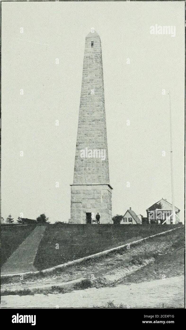. Picturesque New London and its environs : Grofton, Mystic, Montville, Waterford, at the commencement of the twentieth century. ive view of greatcharm and beauty. From adults asmall fee of ten cents is required forthe privilege of making the ascent:from children but iialf price is asked.The season during whicii tlie monu-ment is regidarlj open to the publiris troni .luiie to October, but IMr.•himes M. Baion. a veteian of the i4i; (picturesque 1Rew Uondon. Civil XVar, resides nearhy, and, uponcall, escorts visitors to the top at anytime of the year. For fifteen centshis Battle of Groton Height Stock Photo