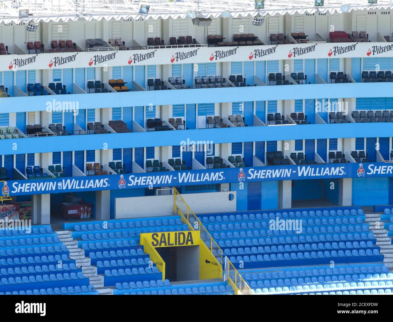 Cuscatlan Stadium in San Salvador, El Savador. Largest football stadium in Central America. El