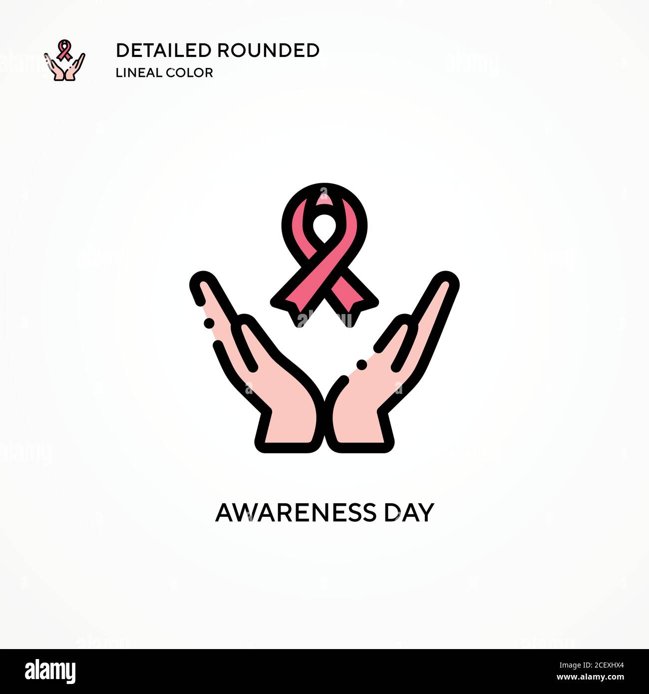 Awareness day vector icon. Modern vector illustration concepts. Easy to