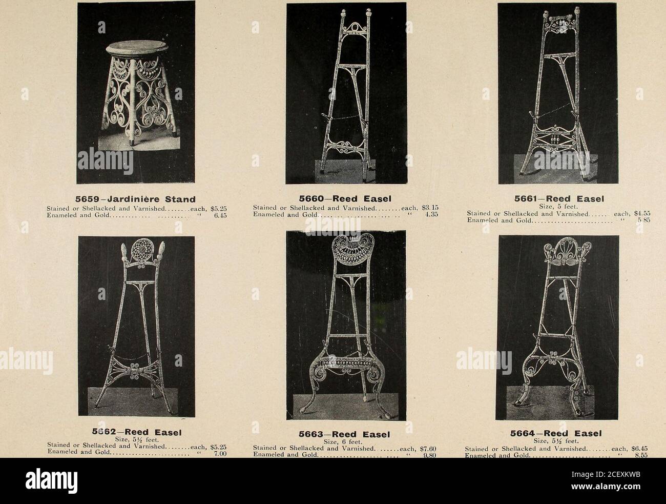 . Annual catalogue, Reed furniture, season, 1900, Grade "B". Crating