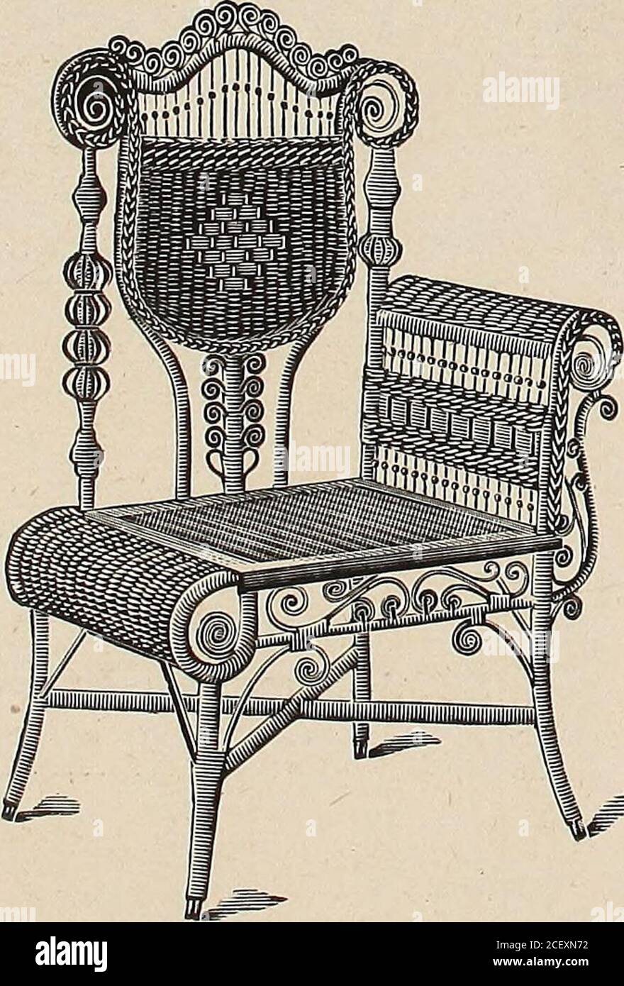 Shellacked Furniture . Annual catalogue, Reed furniture, season, 1900, Grade