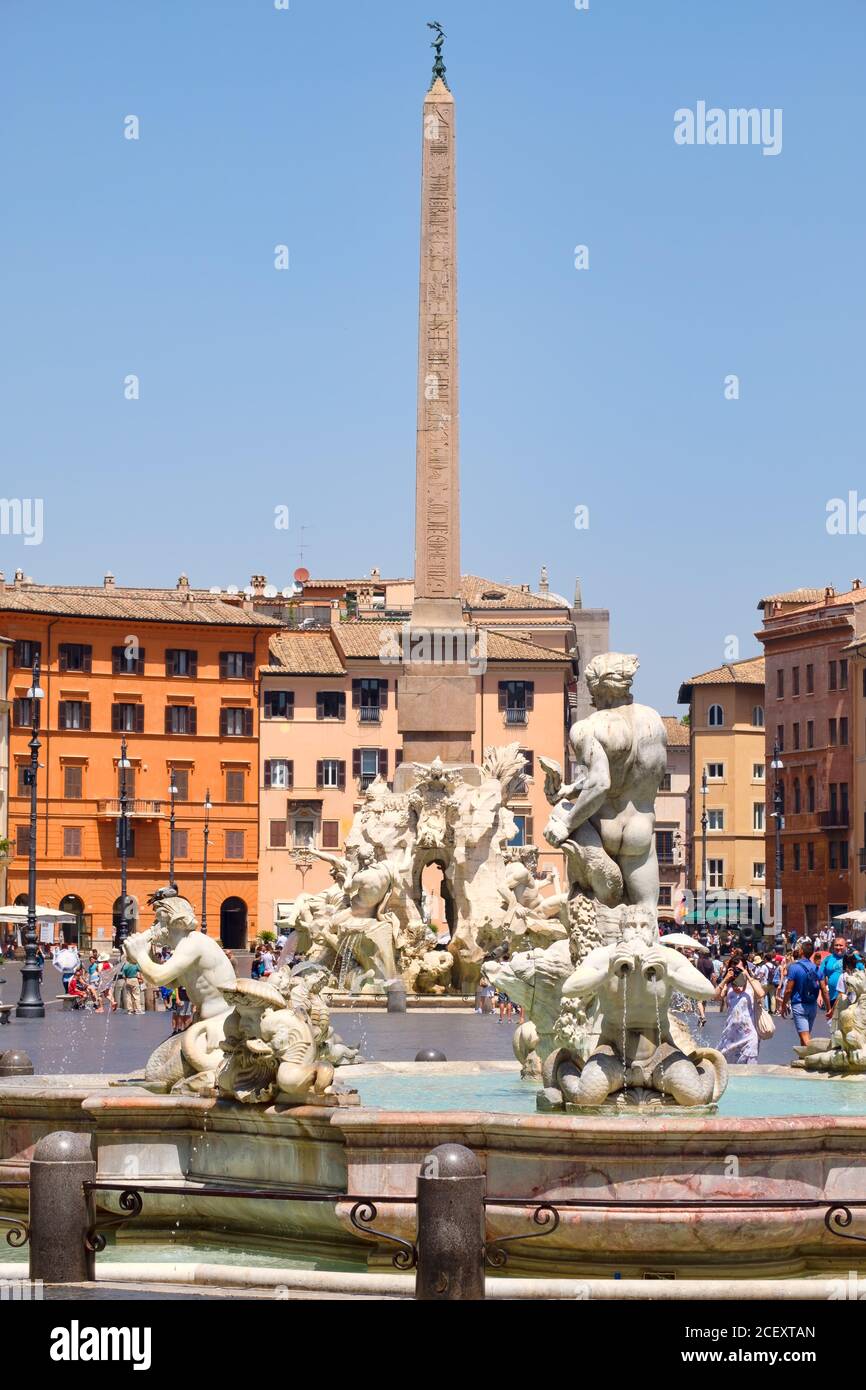 Beautiful piazza navona square hi-res stock photography and images - Alamy