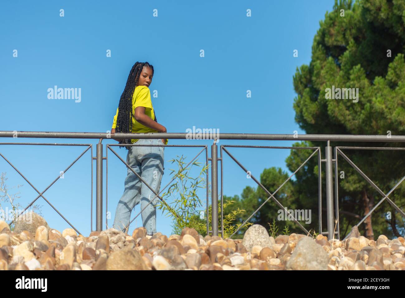 Side view confident african american hi-res stock photography and ...