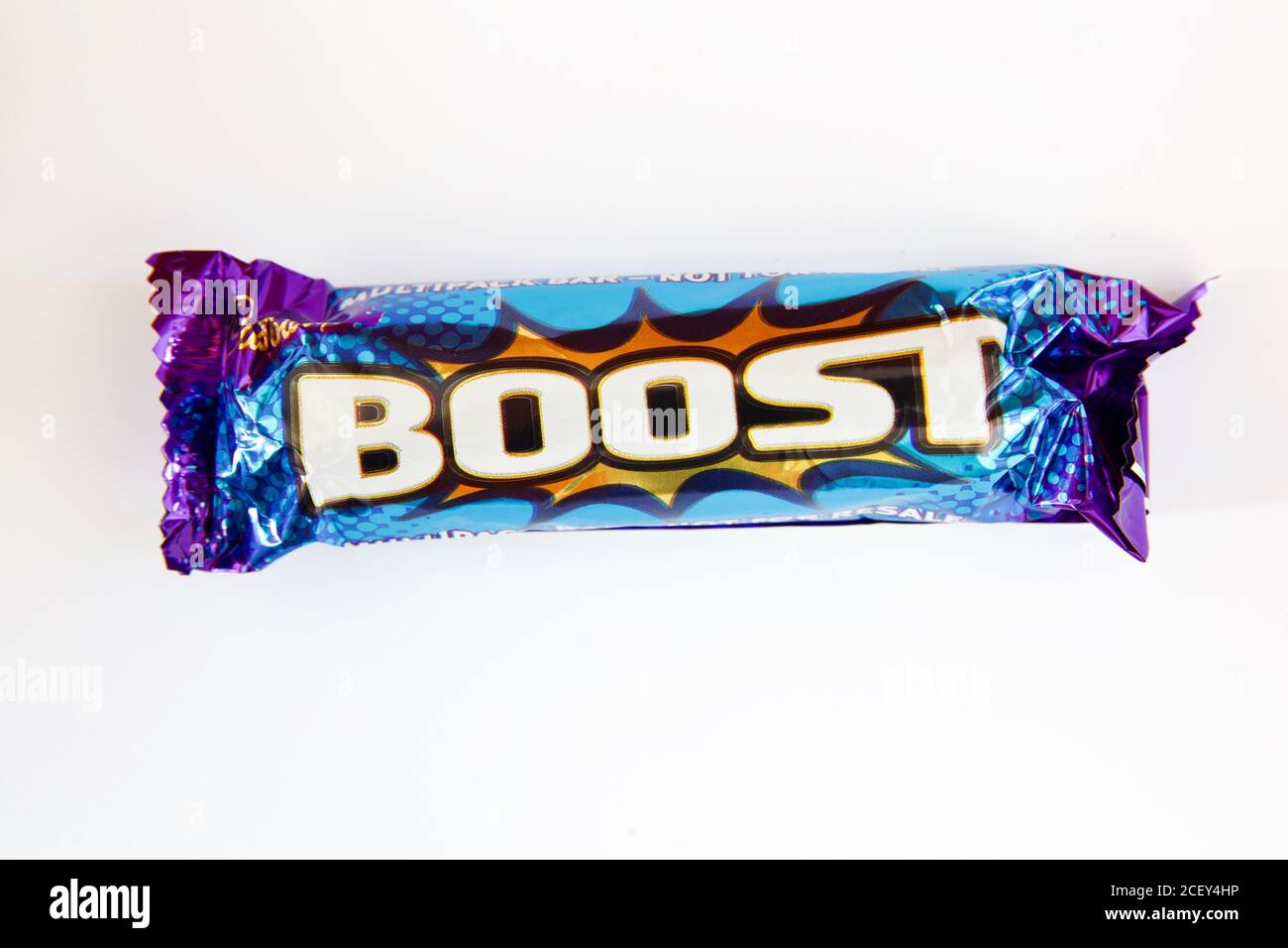 Cadbury Boost Chocolate Bar Stock Photo