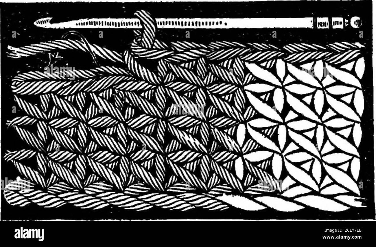 Hank of Black and White Yarn and Crochet Hook, on Grey Stock Photo - Image  of soft, fiber: 119744022