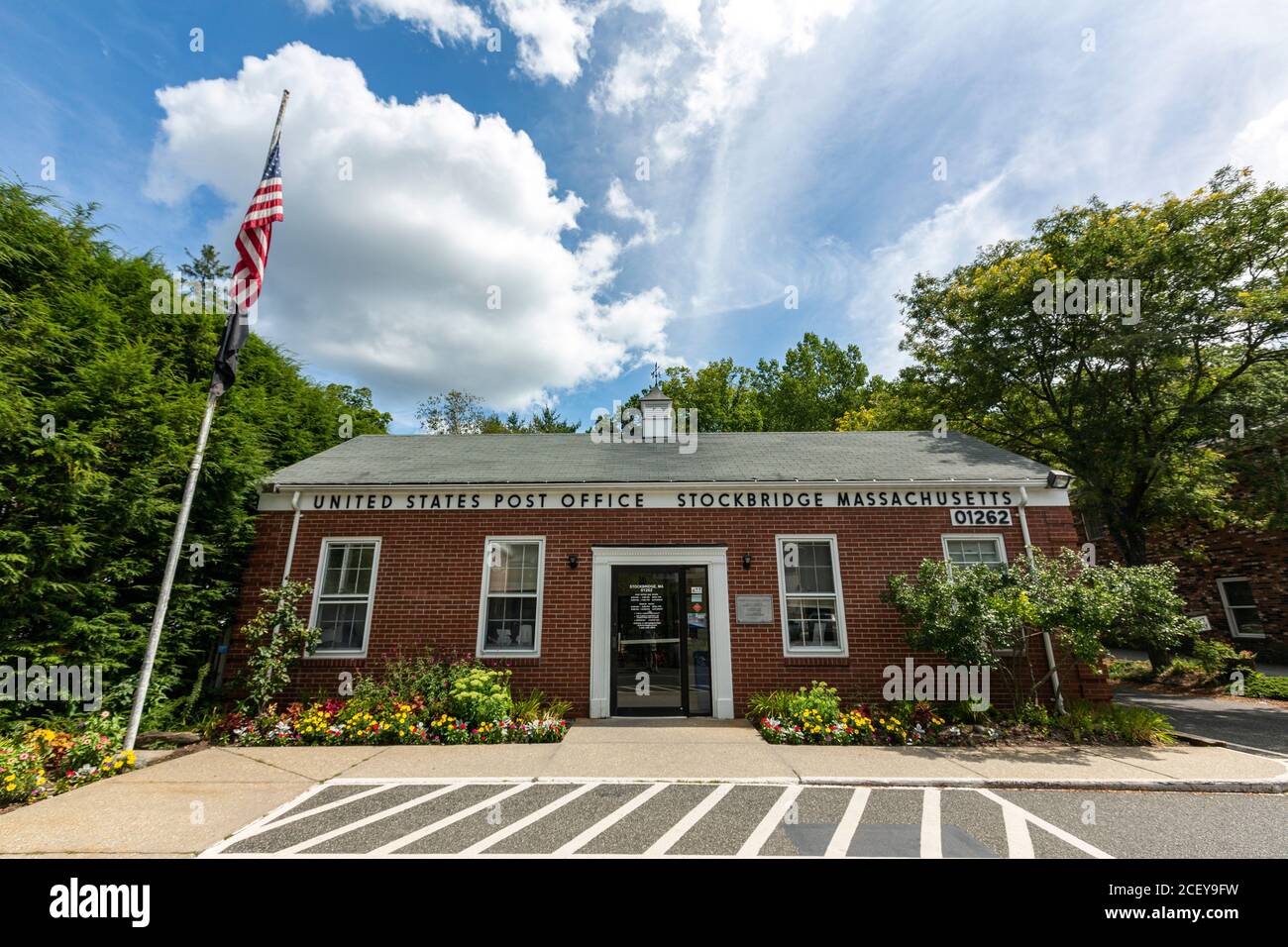 Unites States Post Office, Stockbridge, Massachusetts, USA Stock Photo