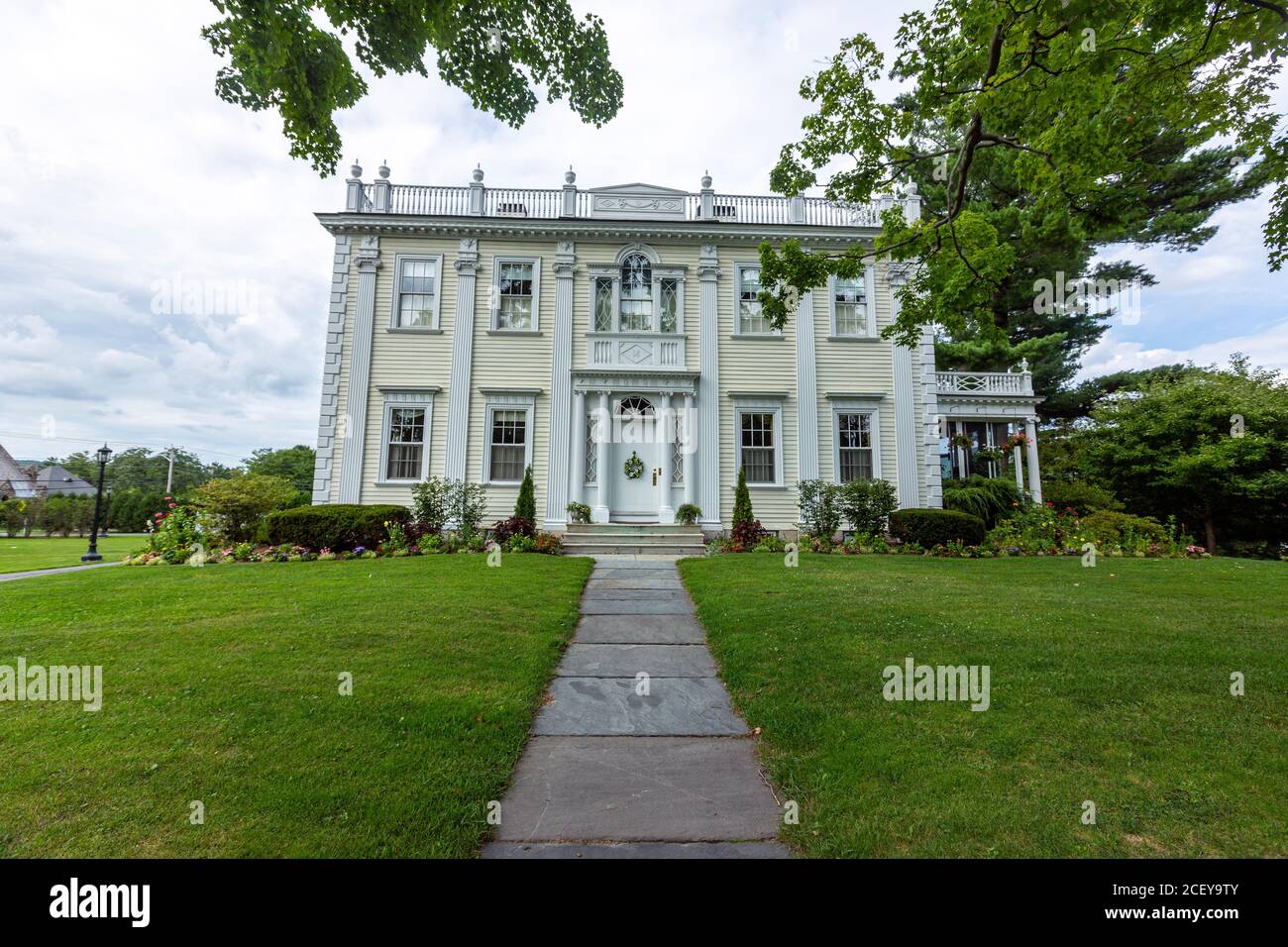 House in Main st, Williamstown, Massachusetts, USA Stock Photo Alamy