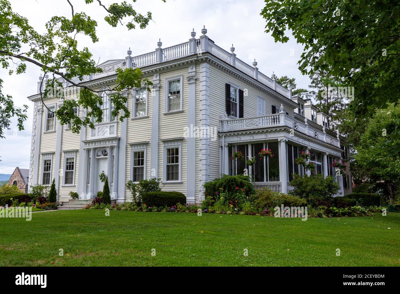 House in Main st, Williamstown, Massachusetts, USA Stock Photo Alamy