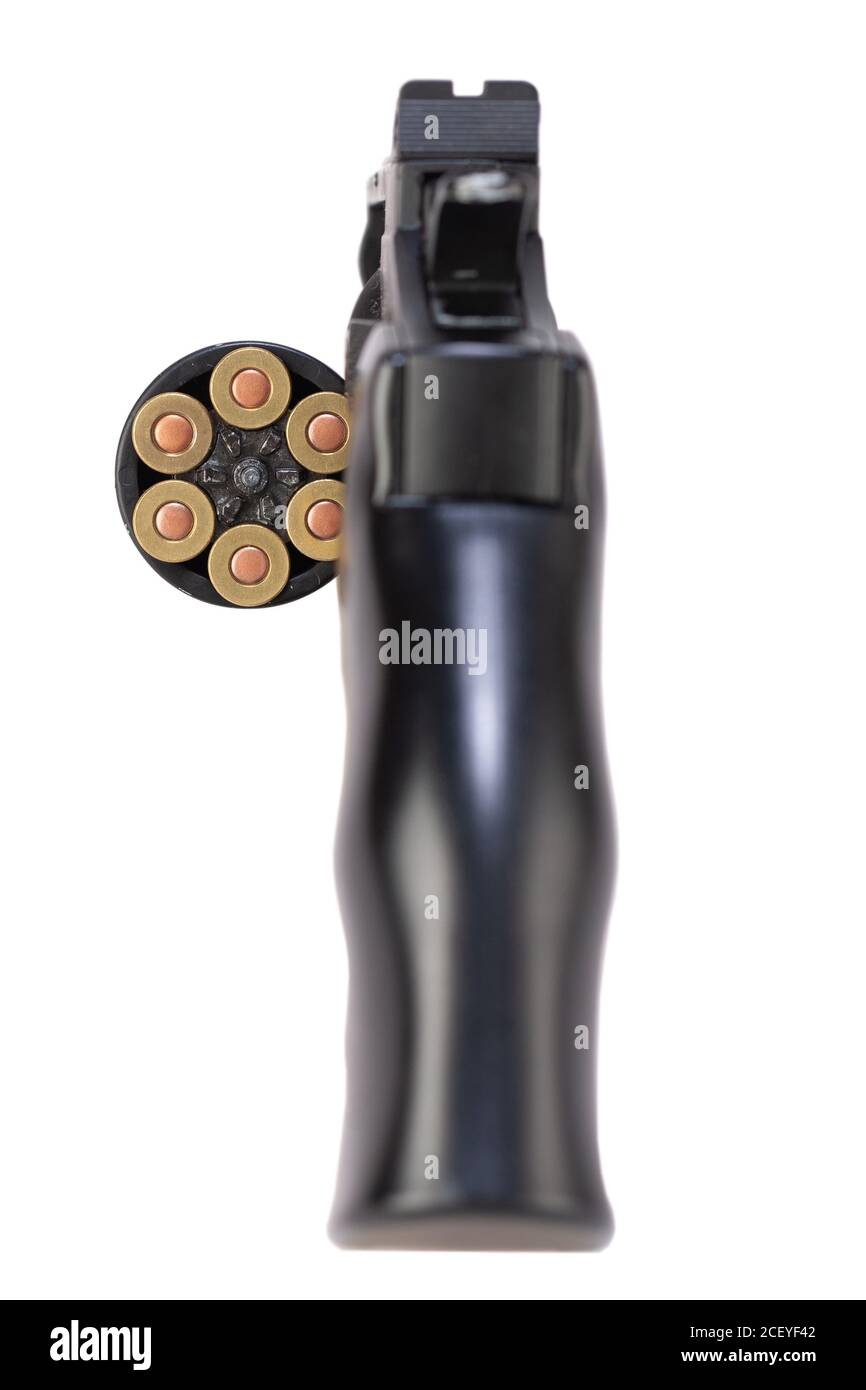 Vintage revolver cylinder open hi-res stock photography and images - Alamy