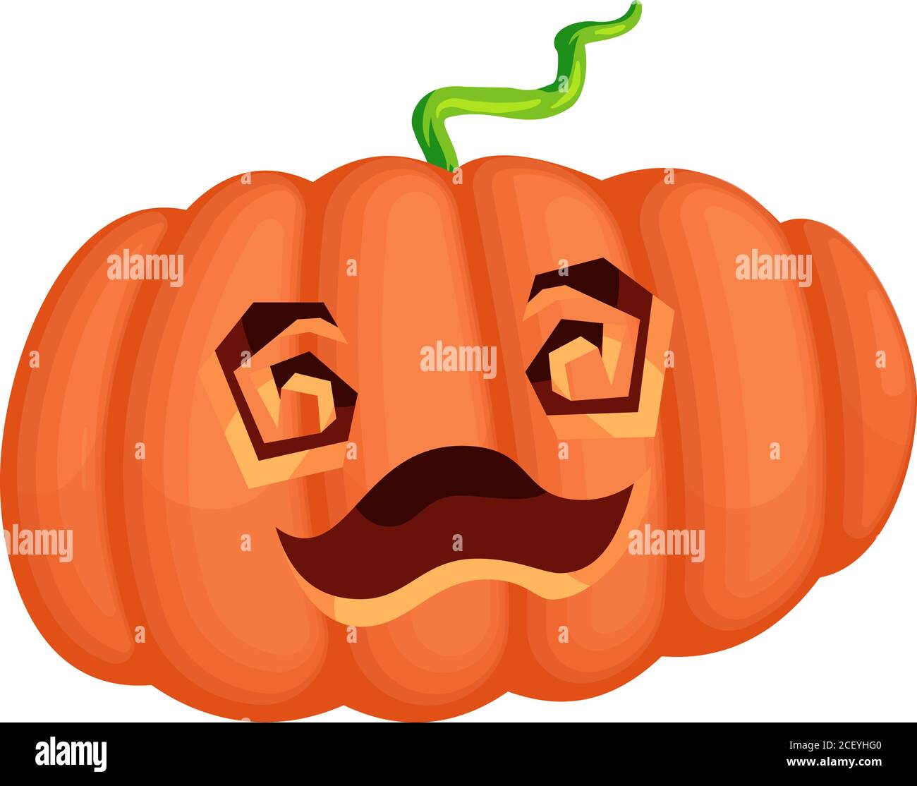 Halloween pumpkin vector illustration Stock Vector Image & Art - Alamy