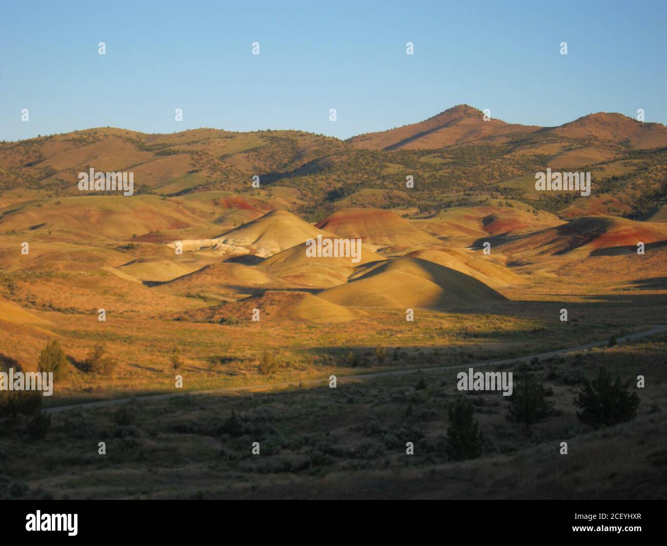 John Day Fossil Beds, Painted Hills Unit, Mitchell, Oregon USA Stock
