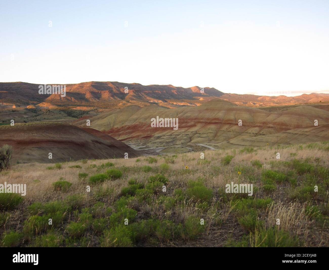 John Day Fossil Beds, Painted Hills Unit, Mitchell, Oregon USA Stock