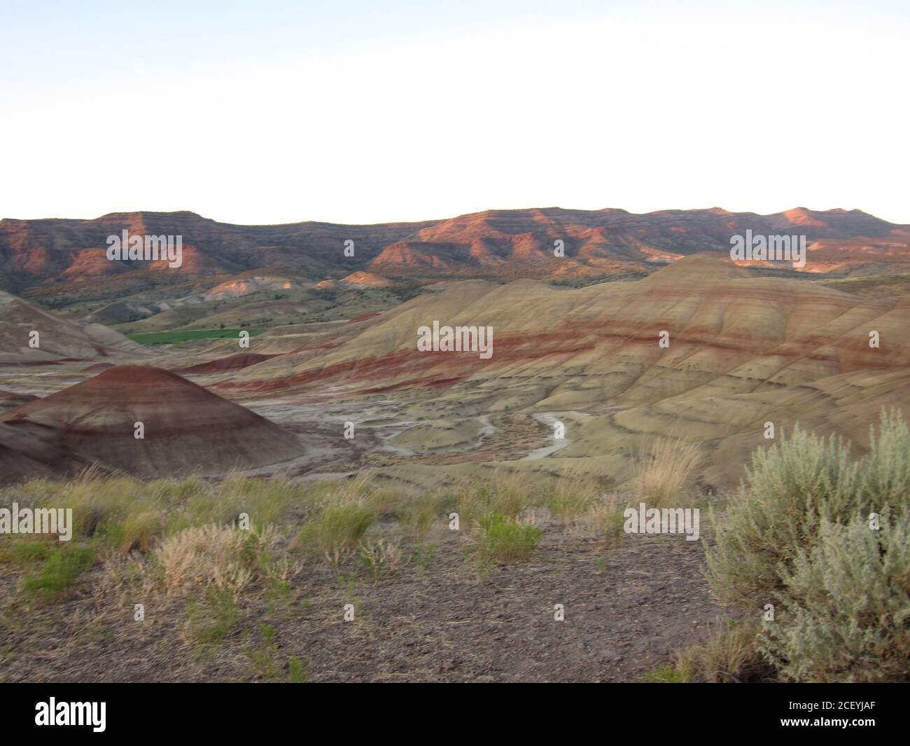 John Day Fossil Beds, Painted Hills Unit, Mitchell, Oregon USA Stock
