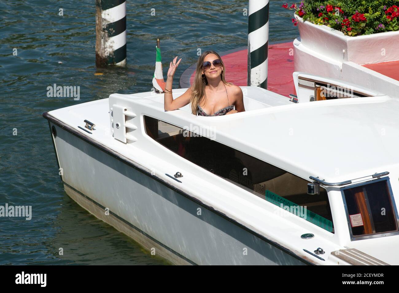 Venice, Italy. 02nd Sep, 2020. Ester Exposito, 77th Venice Film Festival in Venice, Italy on September 02, 2020. Photo by Ron Crusow/imageSPACE Credit: Imagespace/Alamy Live News Stock Photo