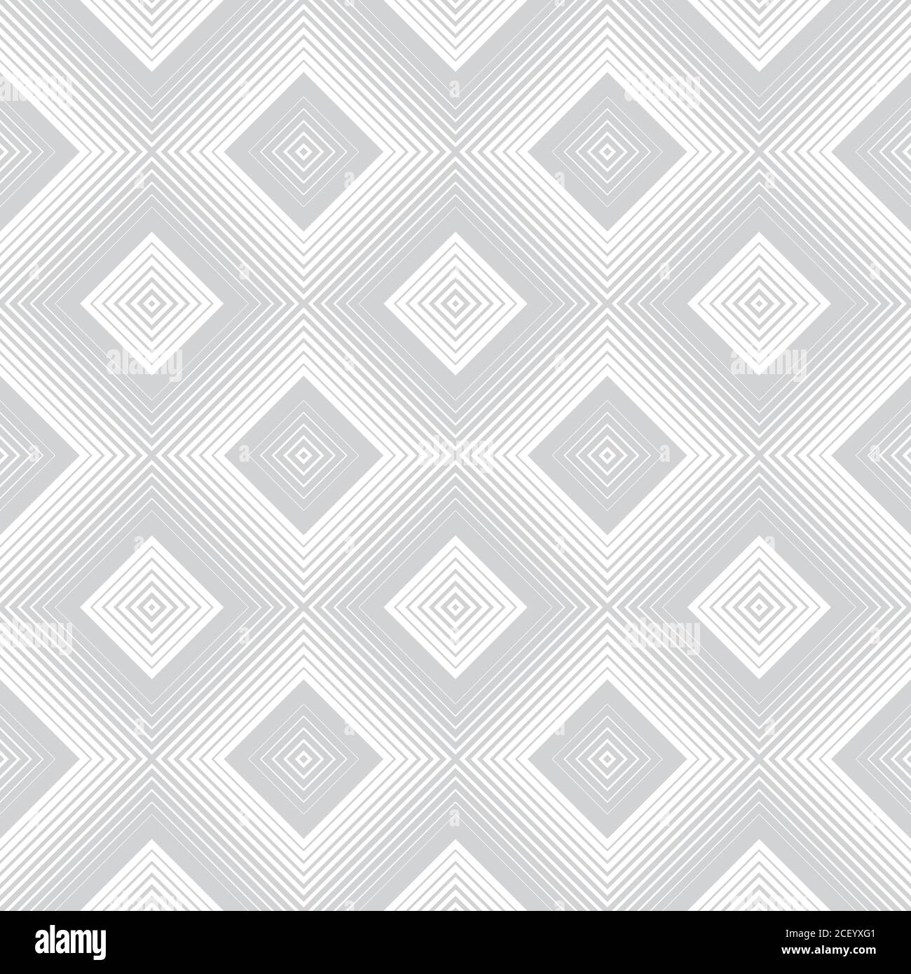 Vector seamless pattern. Stylish modern texture with constant repetition rhombuses, diamonds. Geometrical background. Contemporary design. Stock Vector