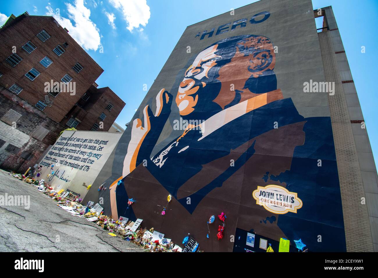 John lewis building mural hires stock photography and images Alamy