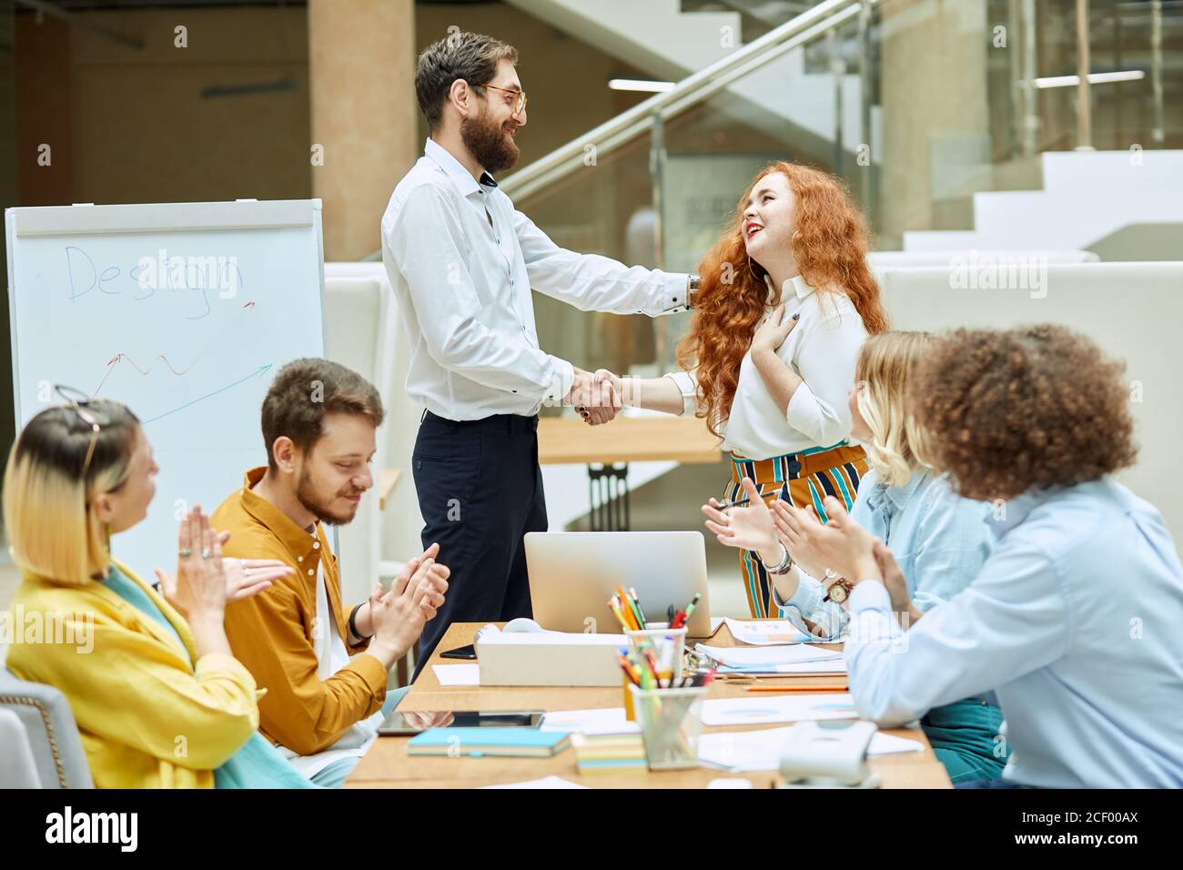 Drawing hand man clap hi-res stock photography and images - Alamy
