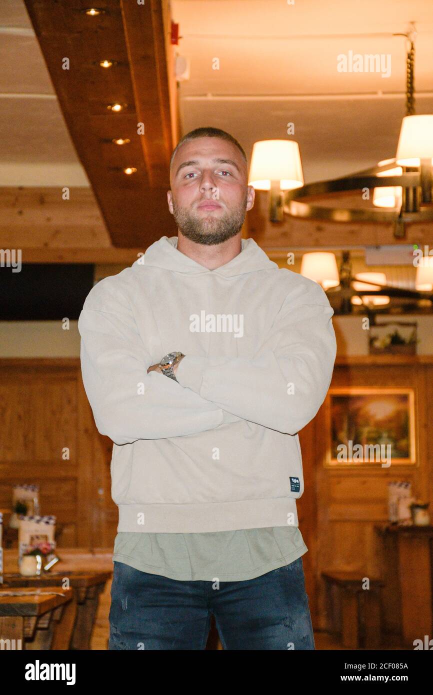 Filip Pavlovic Sat1 Promiboxen Hofbrau Wirtshaus 15 Jahriges Jubilaum Hamburg Esplanade 02 09 2020 Stock Photo Alamy