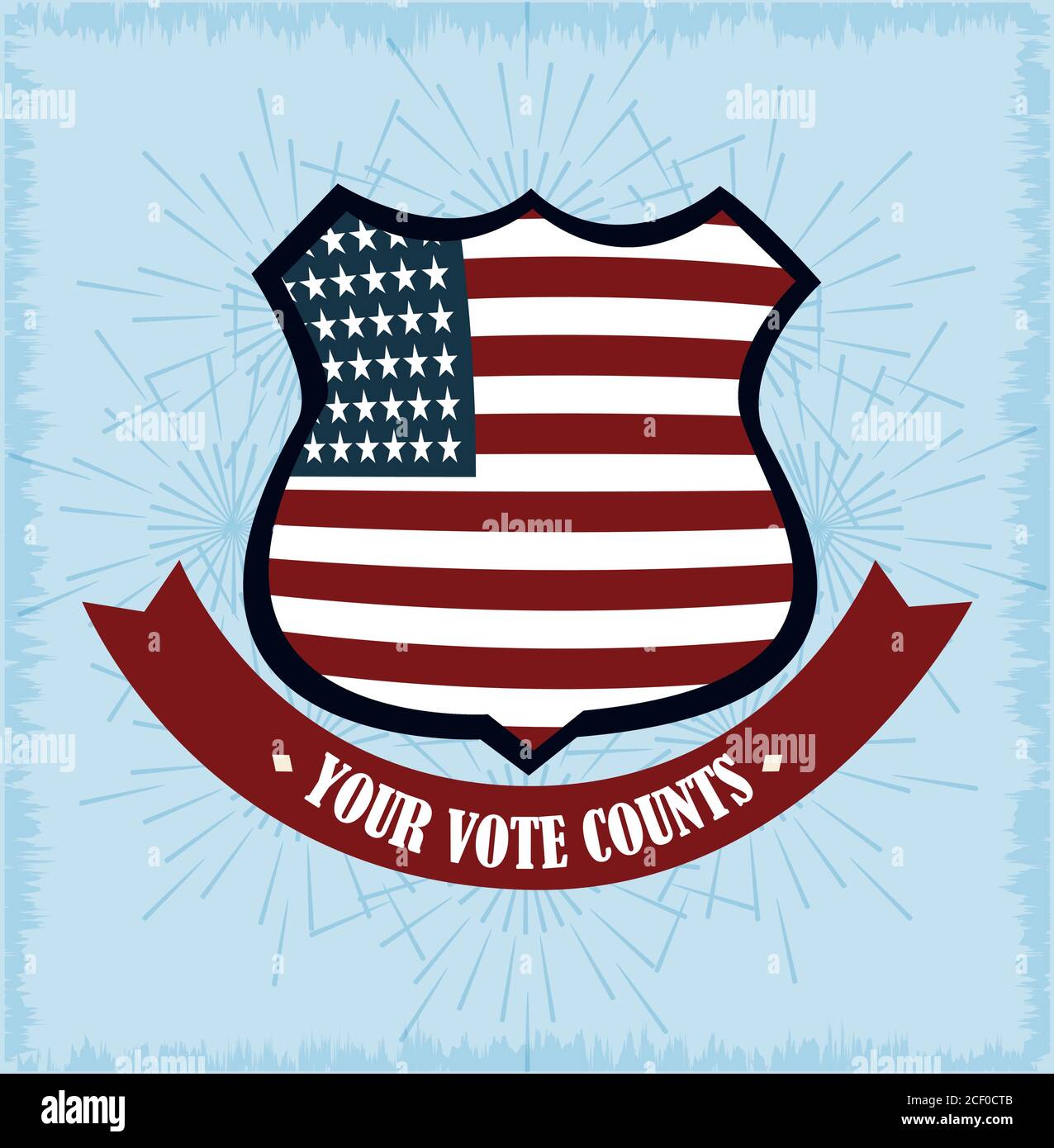 Politics Ribbon Count justice Stock Vector Images - Alamy