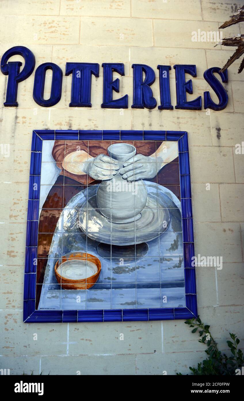 Craft village in TA’ QALI, Malta Stock Photo Alamy