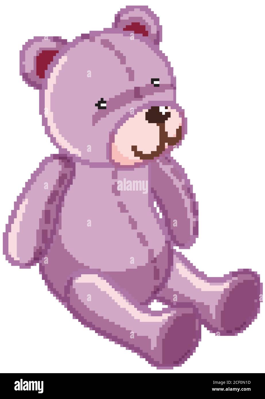 Cute teddy bear cartoon style isolated illustration Stock Vector Image ...