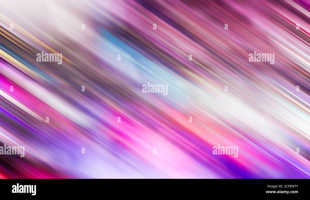 Motion blur colorful gradient diagonal lines abstract background Stock Photo