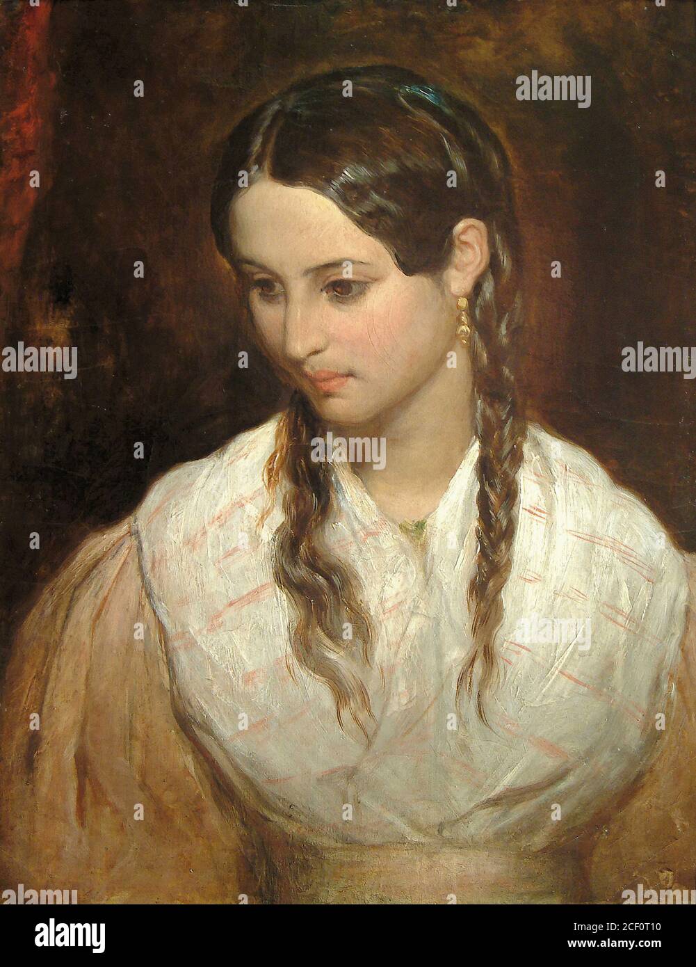 Cope Charles West - the Innkeeper's Daughter - British School - 19th ...