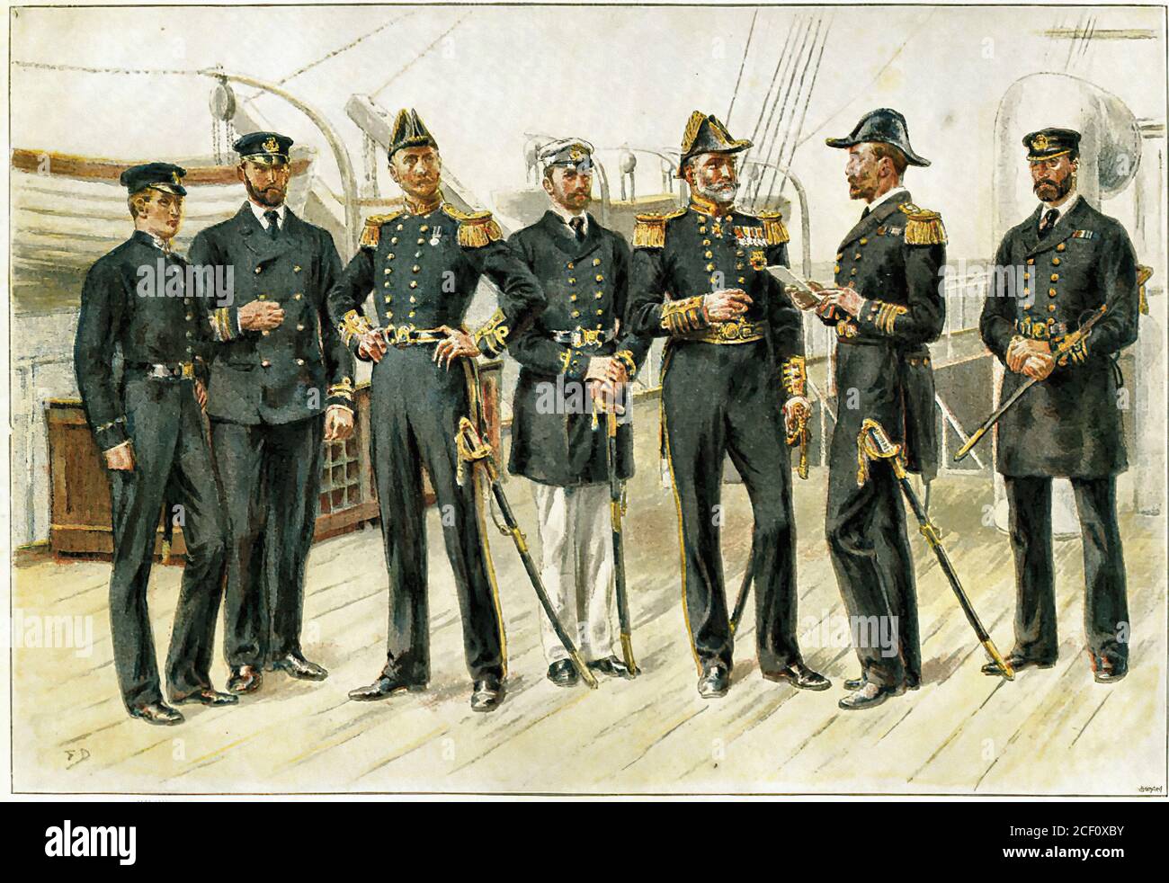 British navy 19th century hi-res stock photography and images - Alamy